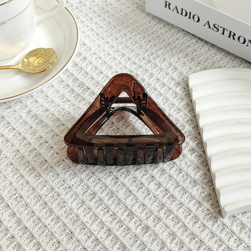 Small Blue Hair Clip for Women's Head Pony