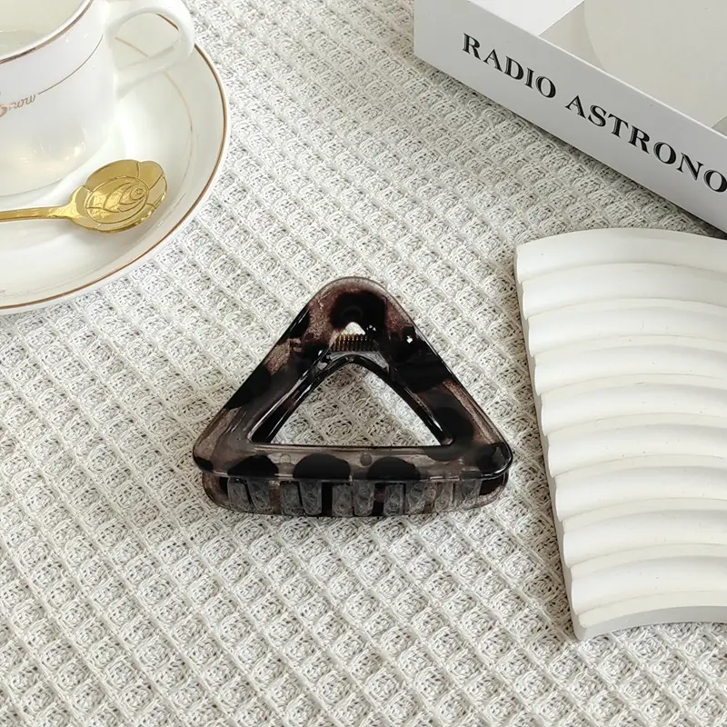 Small Blue Hair Clip for Women's Head Pony