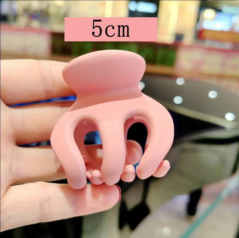 Small Blue Hair Clip for Women's Head Pony
