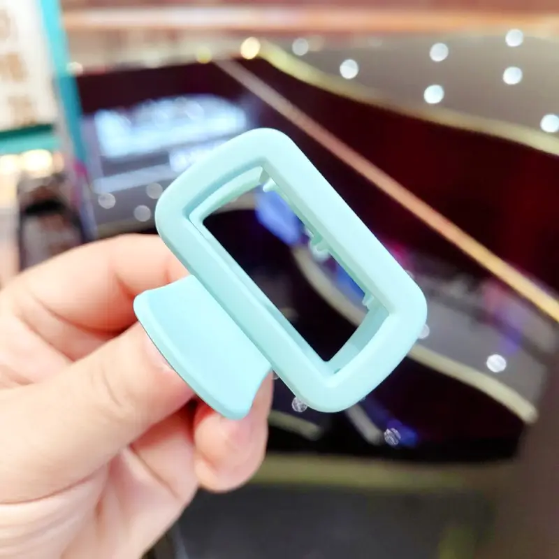 Small Blue Hair Clip for Women's Head Pony