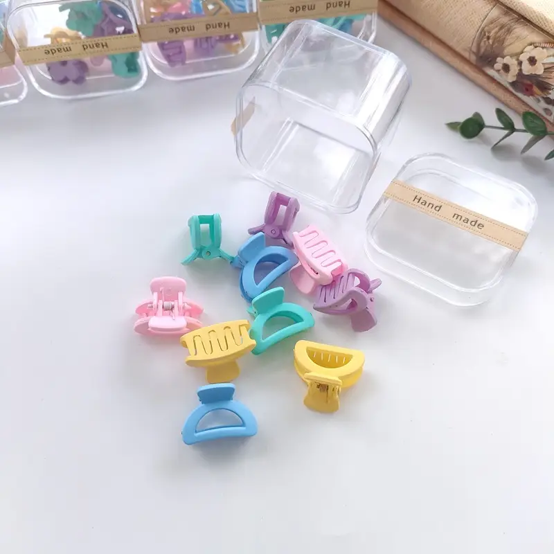 Small Blue Hair Clip for Women's Head Pony