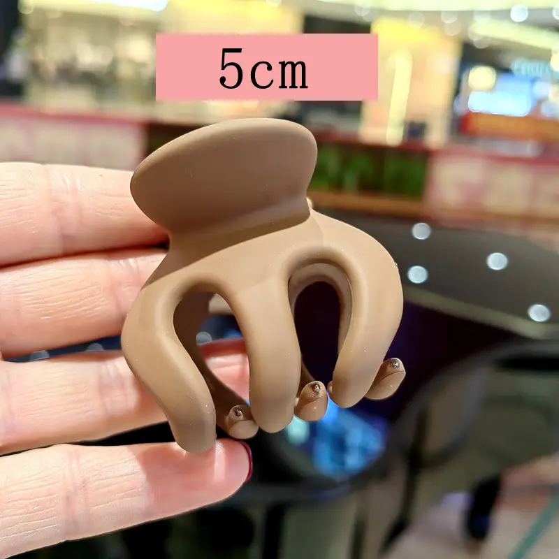 Small Blue Hair Clip for Women's Head Pony
