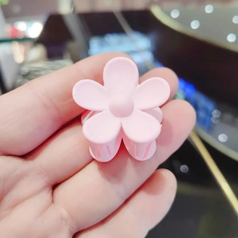 Small Blue Hair Clip for Women's Head Pony