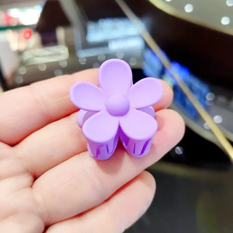 Small Blue Hair Clip for Women's Head Pony