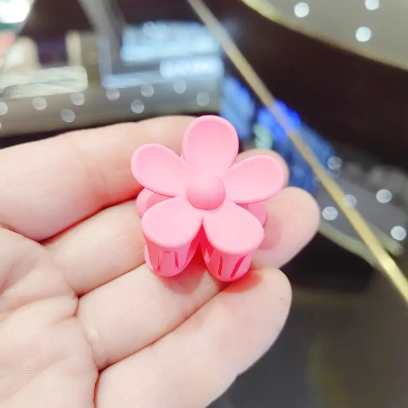 Small Blue Hair Clip for Women's Head Pony