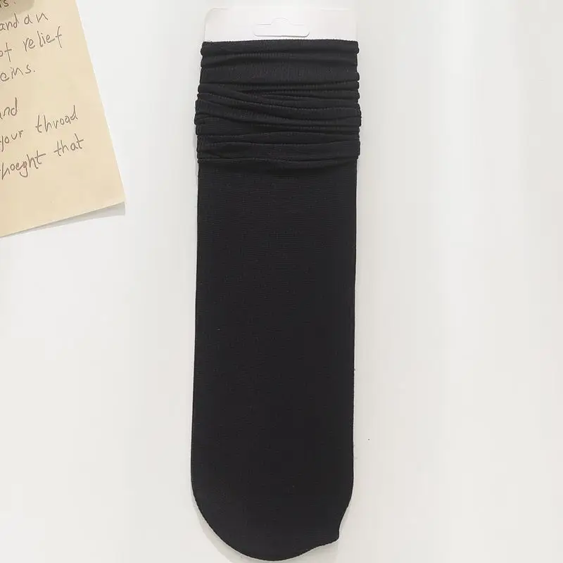 Ice Ice Socks Women's Korean-style Summer Thin Breathable Mid-barrel All-match Pile Socks Trendy Photo Show Color Socks