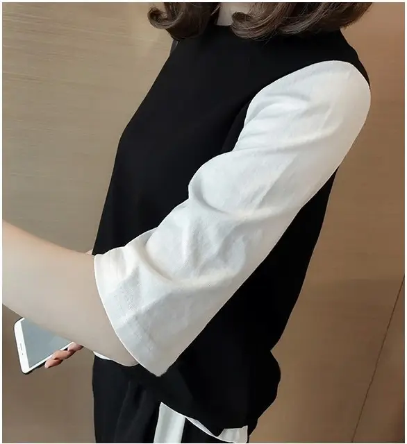 2023 Summer Women Black White Track Pants Set — feature 19