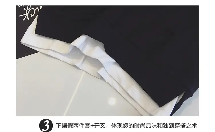 2023 Summer Women Black White Track Pants Set — feature 4