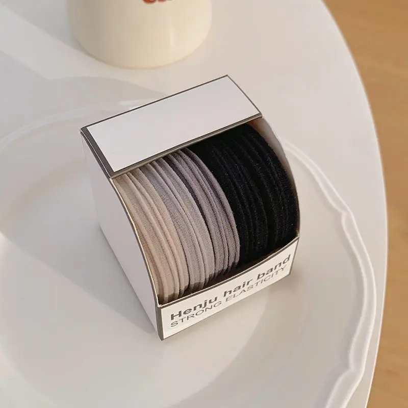 Korean Hair Rings Tie Rope Wholesale Purple Rubber Band - Image 5
