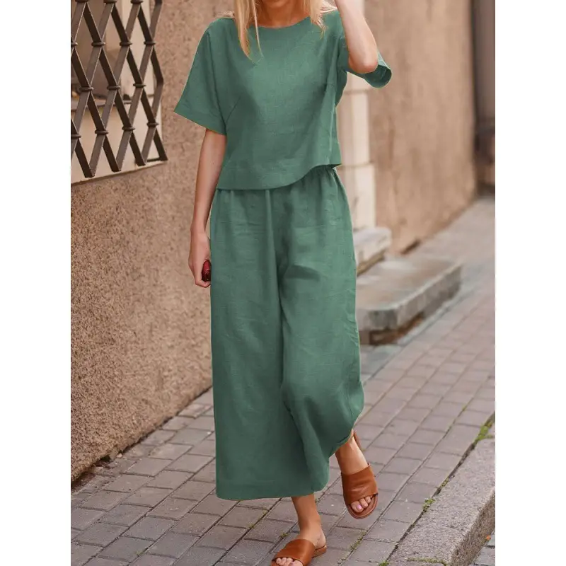 2022 Blue Loose Fit Women Suit Large