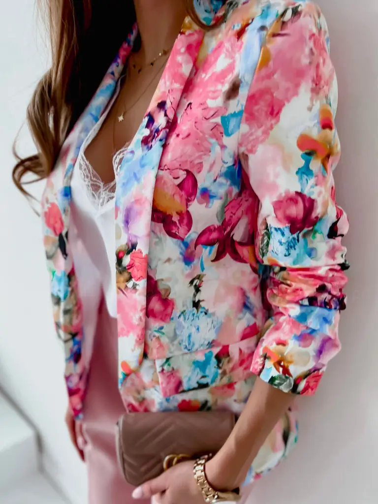 2023 Printed Floral Spring Suit Jacket for Women — feature 6
