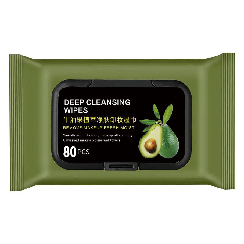 Avocado Wet Wipes Facial Cotton Gentle Deep Cleansing - Image 8