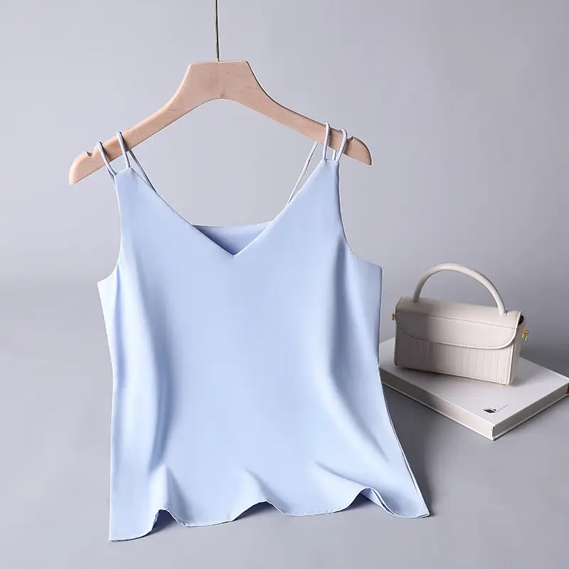 Women V-Neck Camisole Top Solid Color 2026 - Image 6