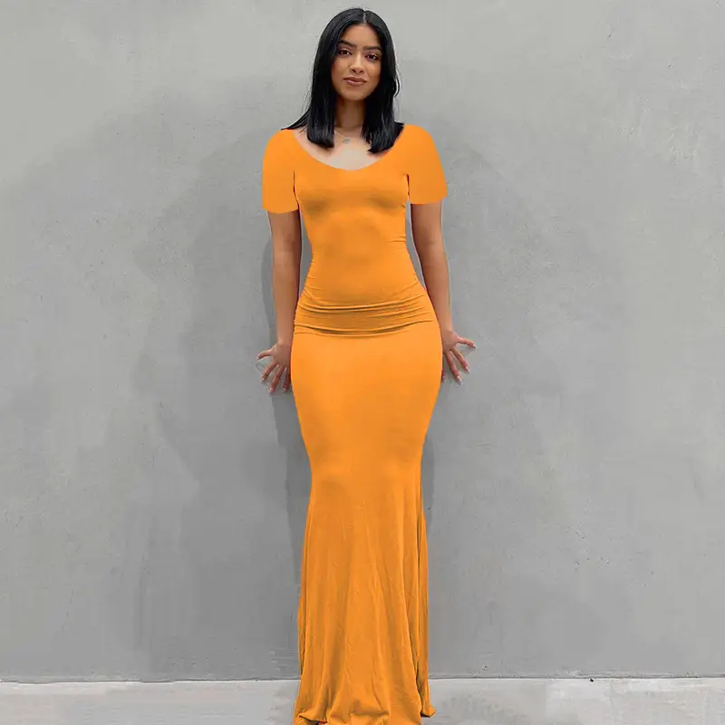 Kardashian Skims Dress Women 2022 Slim Fit Beige - Image 17