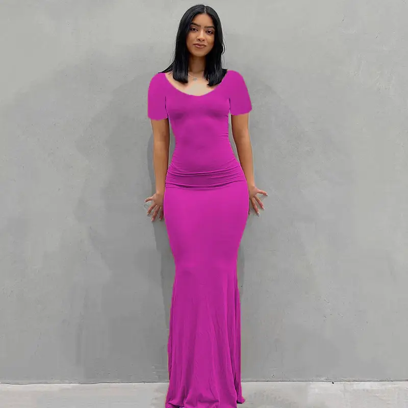 Kardashian Skims Dress Women 2022 Slim Fit Beige - Image 27