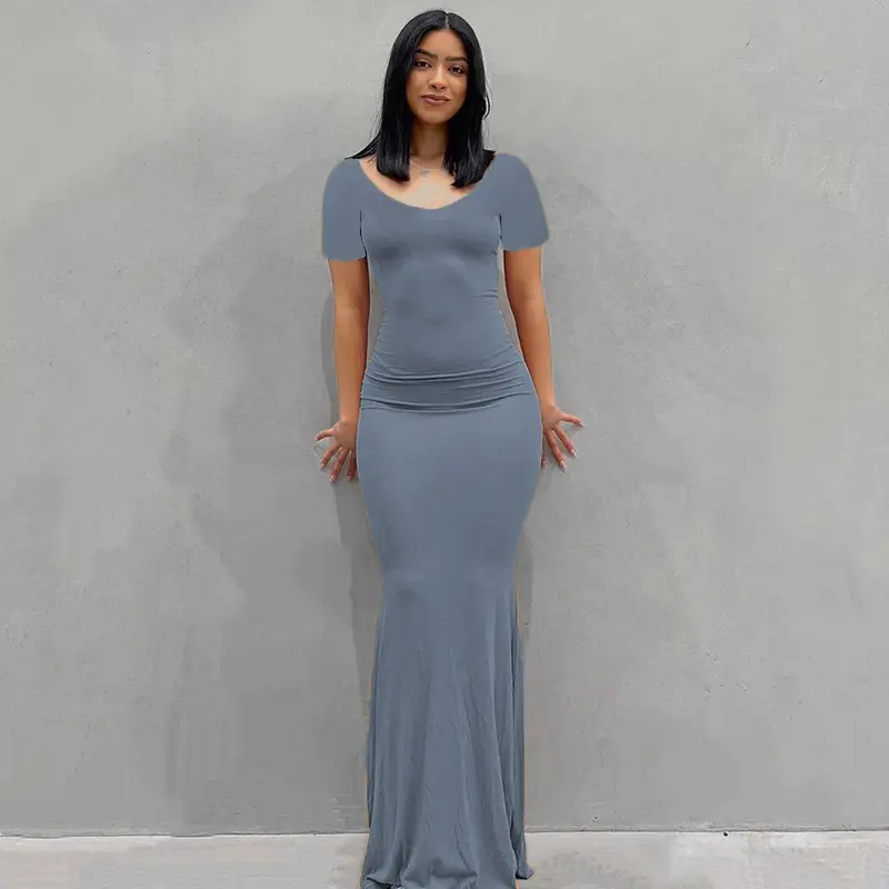 Kardashian Skims Dress Women 2022 Slim Fit Beige - Image 28
