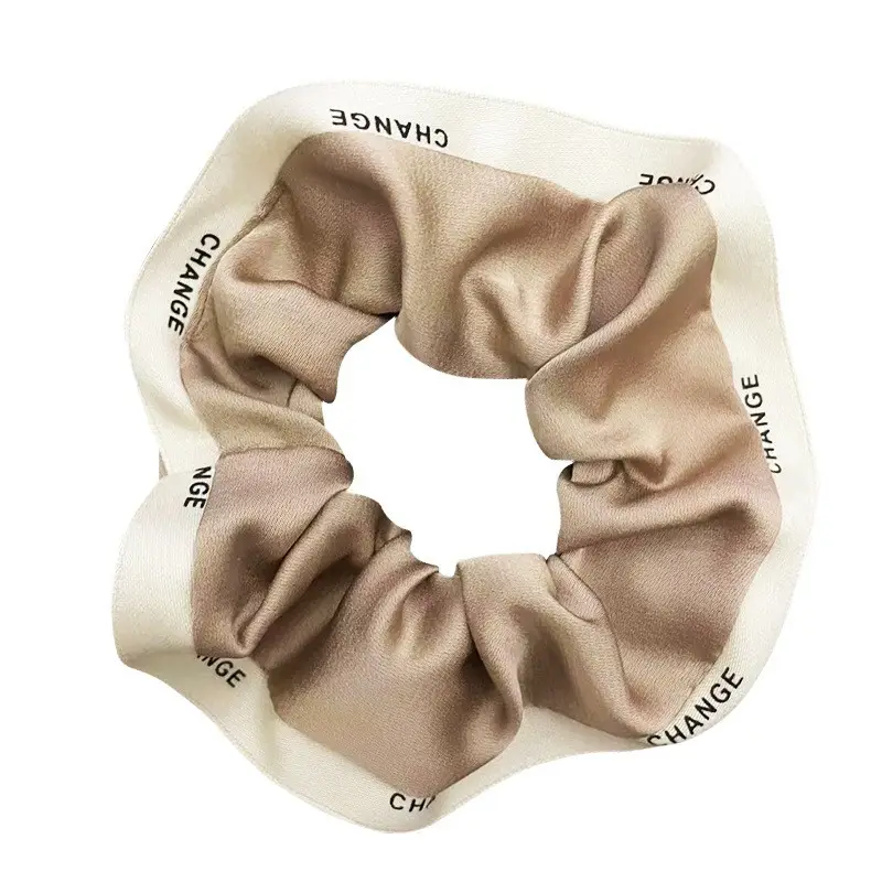 Blue Silk Hair Band for Women's Ponytail - Image 8