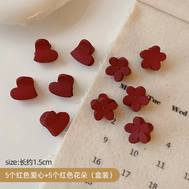 Star Princess Hair Clips for Women Mini Clip Headwear