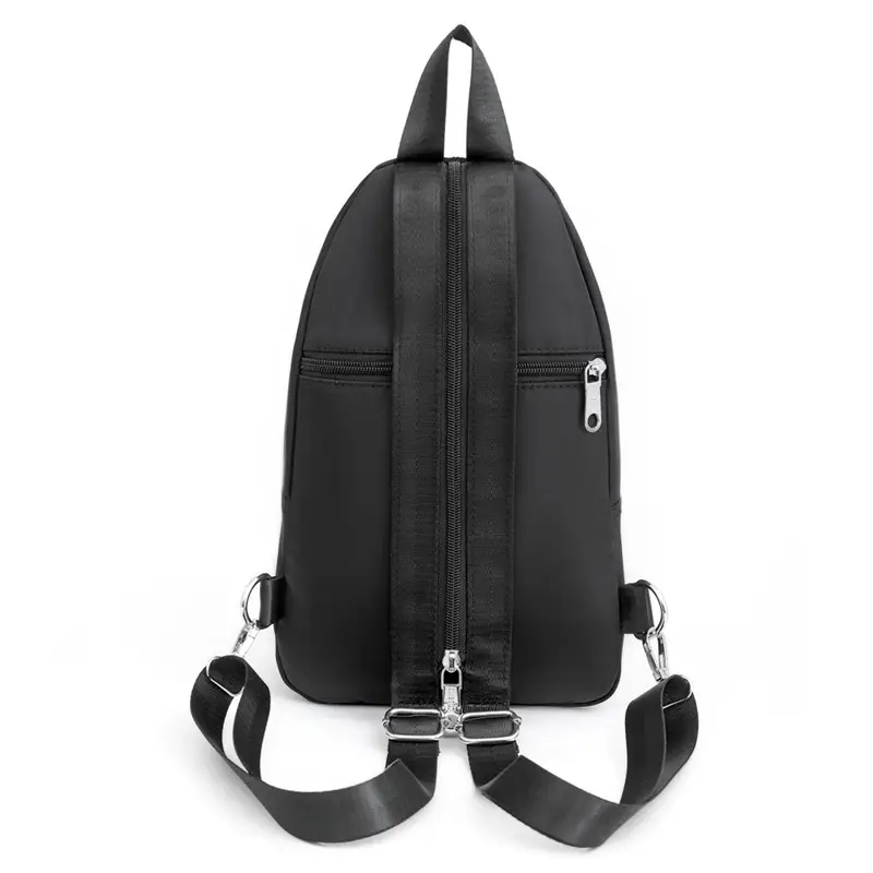 Blue Multi-Pocket Backpack for Women with Adjustable Straps - Image 9