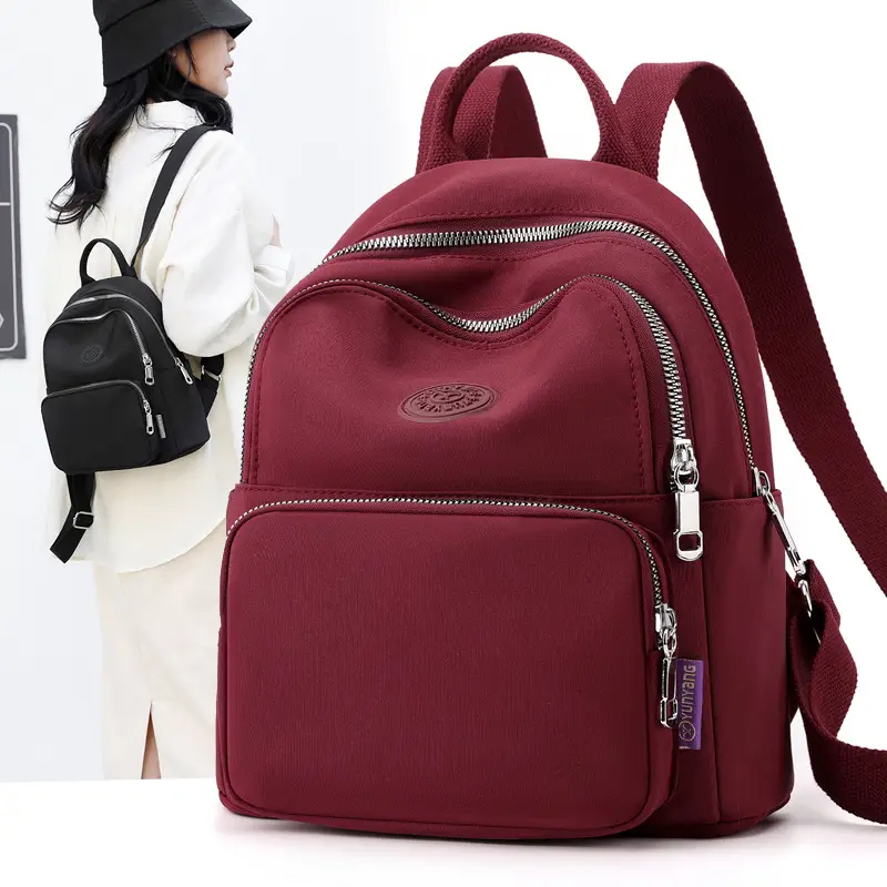 Blue Multi-Pocket Backpack for Women with Adjustable Straps — feature 7