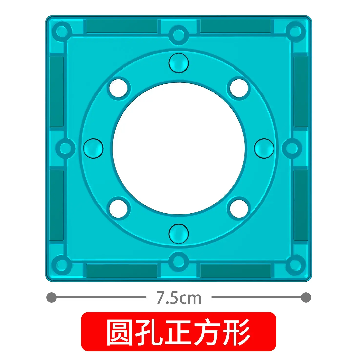 Blue U-Shape Magnetic Building Blocks for Kids - Image 40