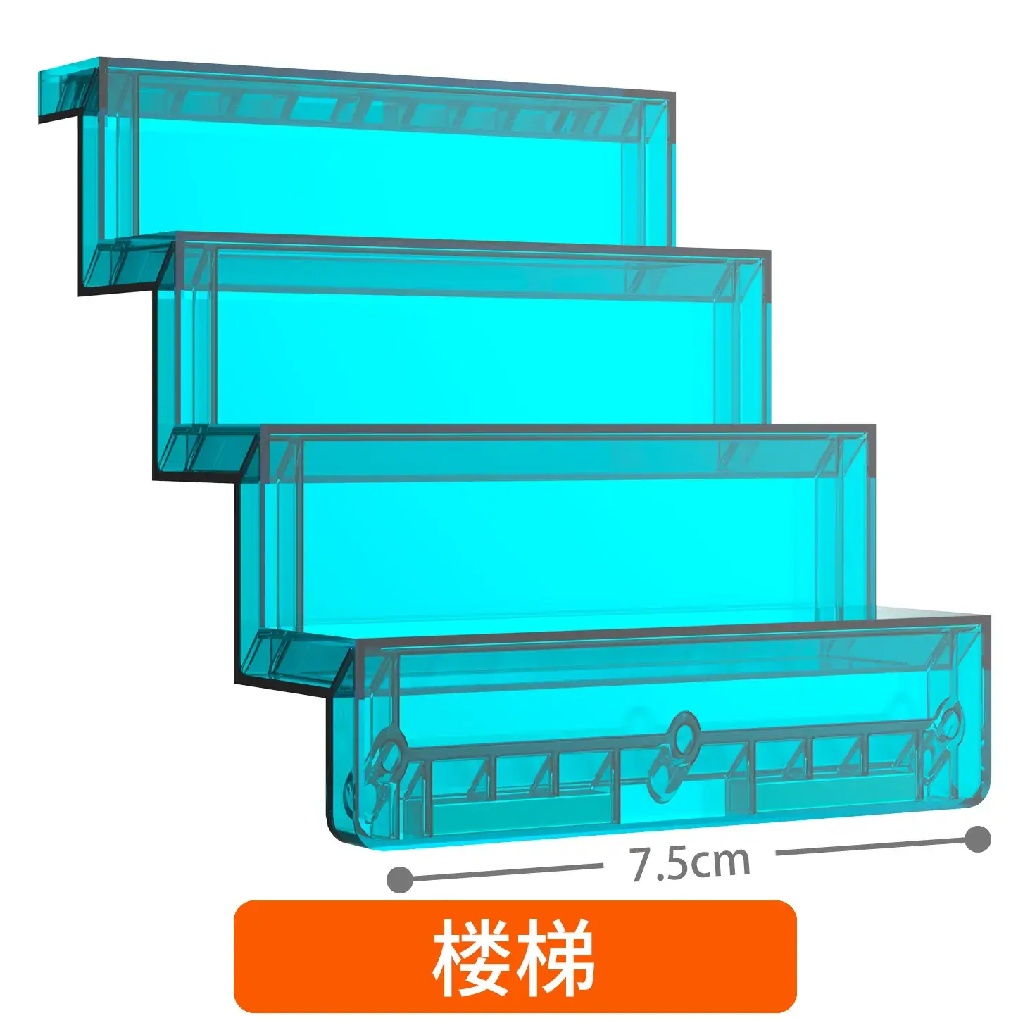 Blue U-Shape Magnetic Building Blocks for Kids - Image 16