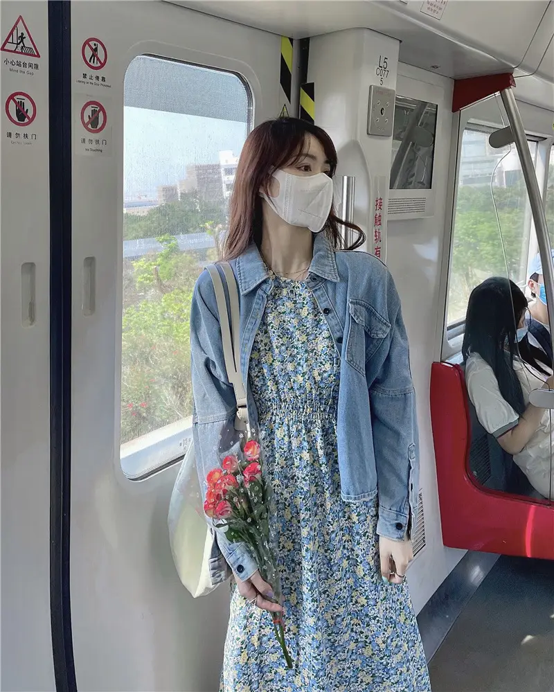 Women Bubble Sleeve Floral Dress Summer 2022 — feature 10