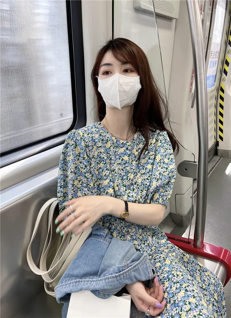 Women Bubble Sleeve Floral Dress Summer 2022 — feature 17