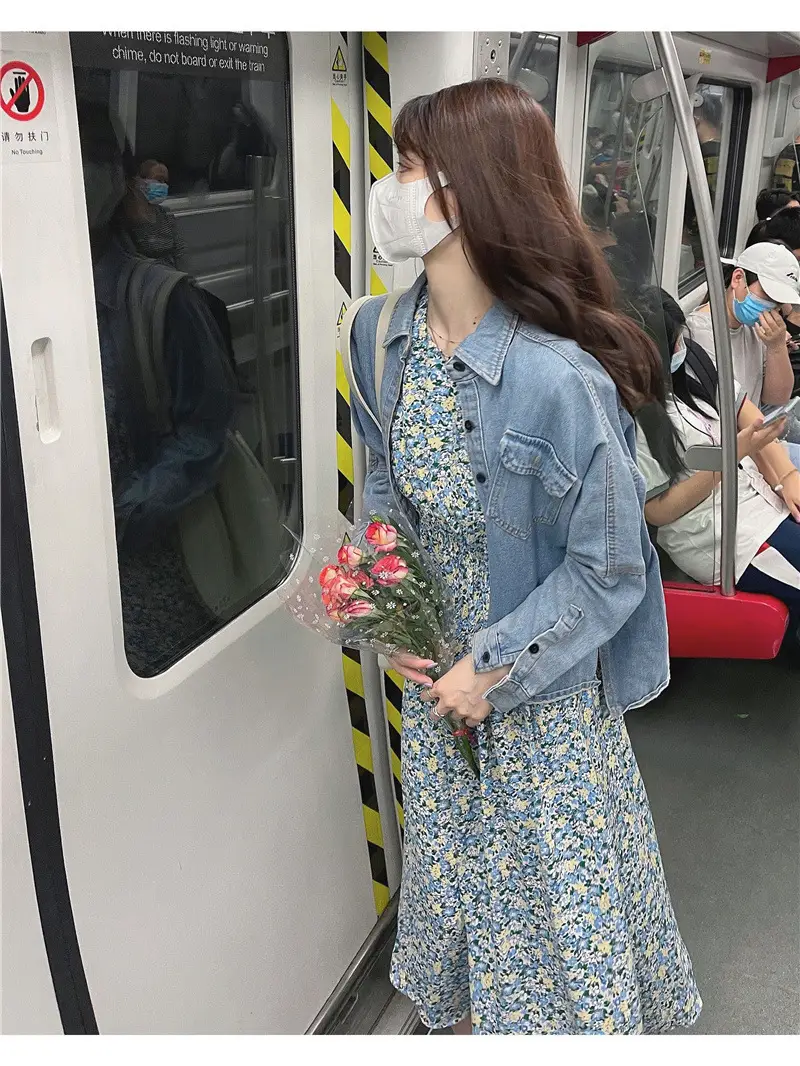 Women Bubble Sleeve Floral Dress Summer 2022 — feature 6