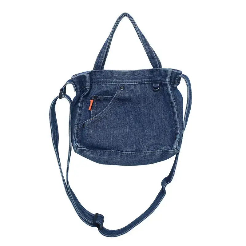 Denim Shoulder Bag Women New Style Portable Artistic - Image 7
