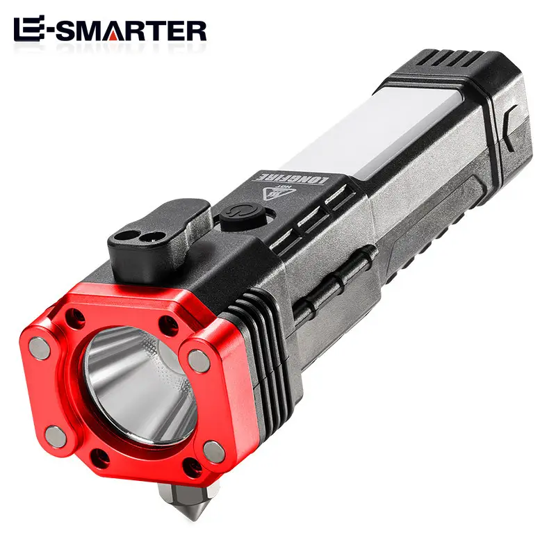 Cross-border LED Safety Hammer with Side Light & USB Charging