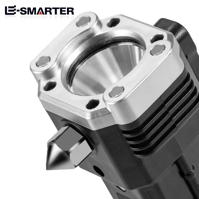 Cross-border LED Safety Hammer with Side Light & USB Charging