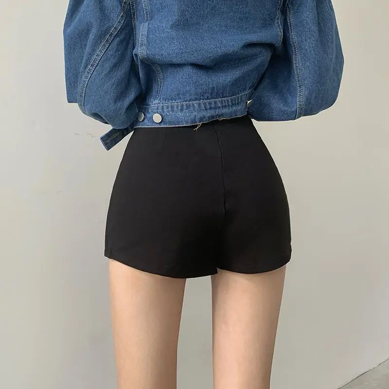 Black Plus Size High Waist Slimming Skirt — feature 4