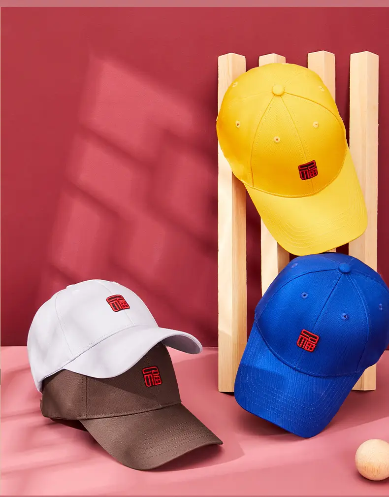 Fu Baseball Cap Navy Blue Men Women — feature 20