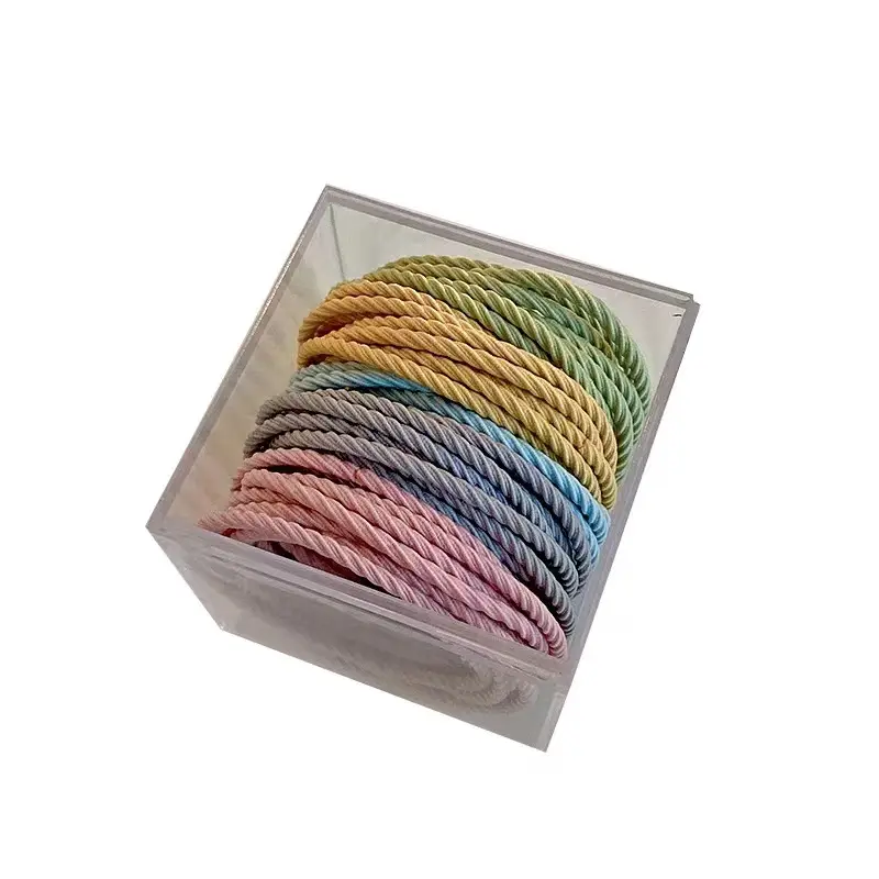 50 Pcs Colorful Hair Rope Rubber Band for Women