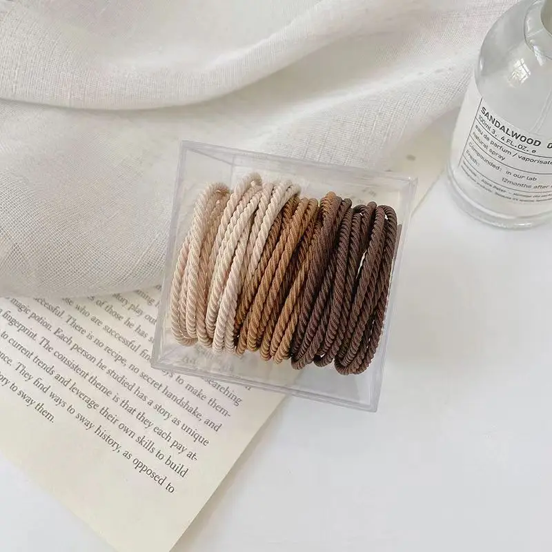 50 Pcs Colorful Hair Rope Rubber Band for Women