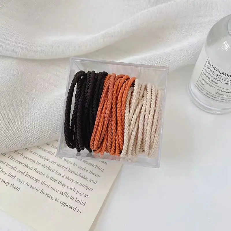 50 Pcs Colorful Hair Rope Rubber Band for Women