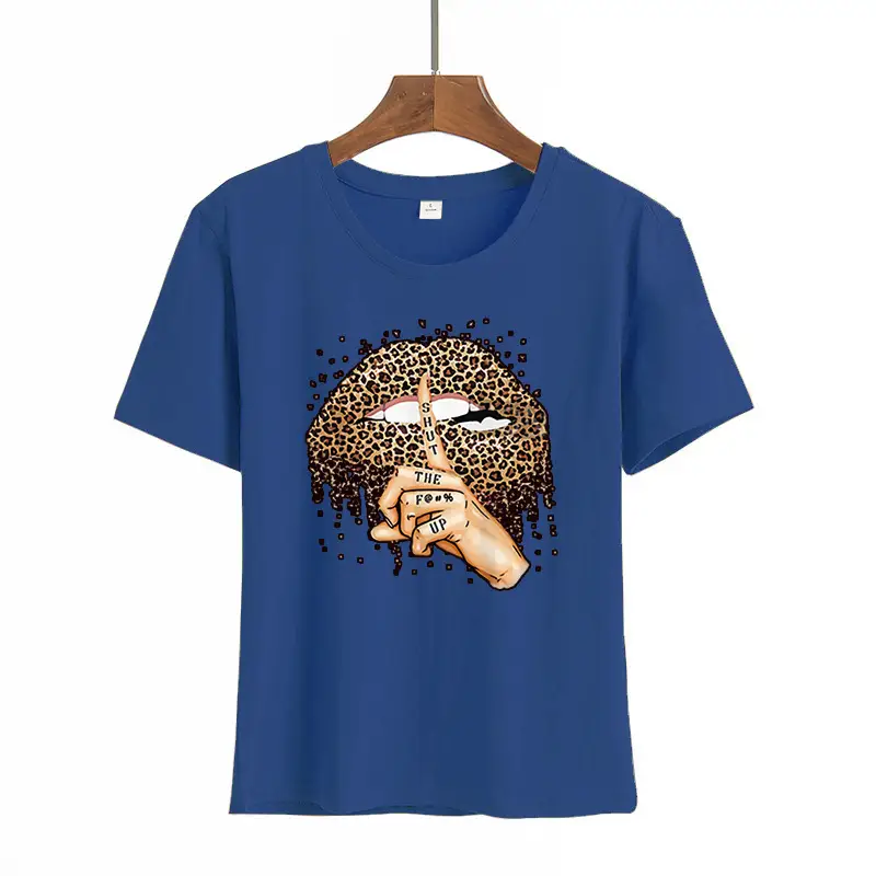Women Black Heartbeat Graphic T-Shirt Short Sleeve