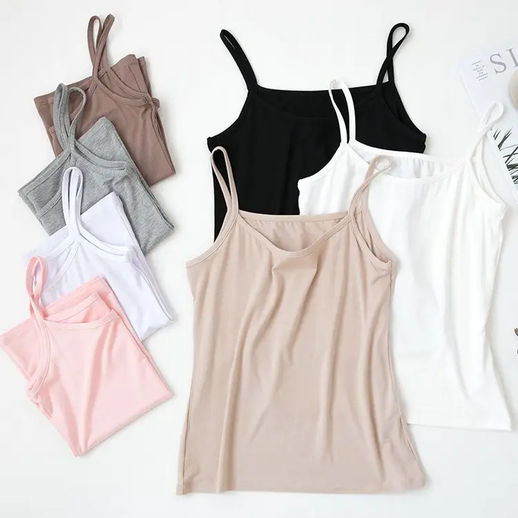 Women Grey Modal Camisole Large Summer Wear