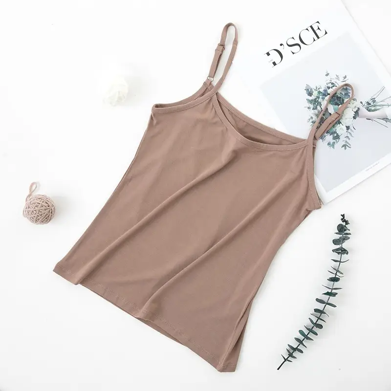 Women Grey Modal Camisole Large Summer Wear