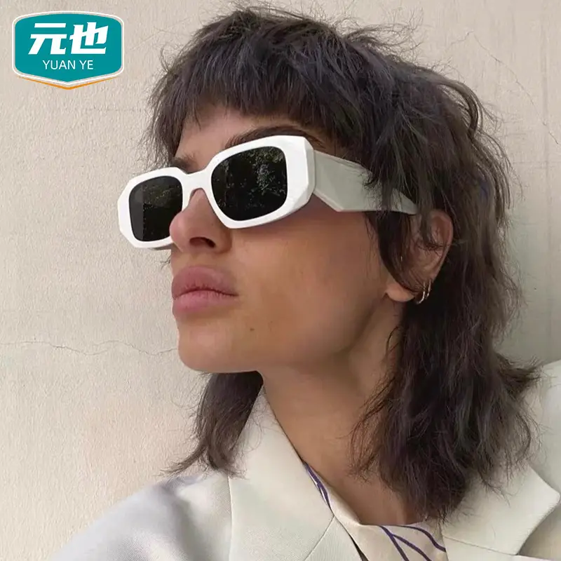 2022 Sunglasses Women White Frame Black Sunglasses - Image 8