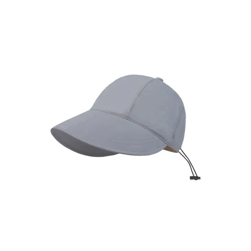 Gray Adjustable UV Sunscreen Cap for Women - Image 10