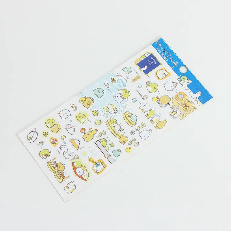 Flat stickers Korean stationery Japanese corner biological journal decoration gilding cartoon animal watermelon stickers stickers