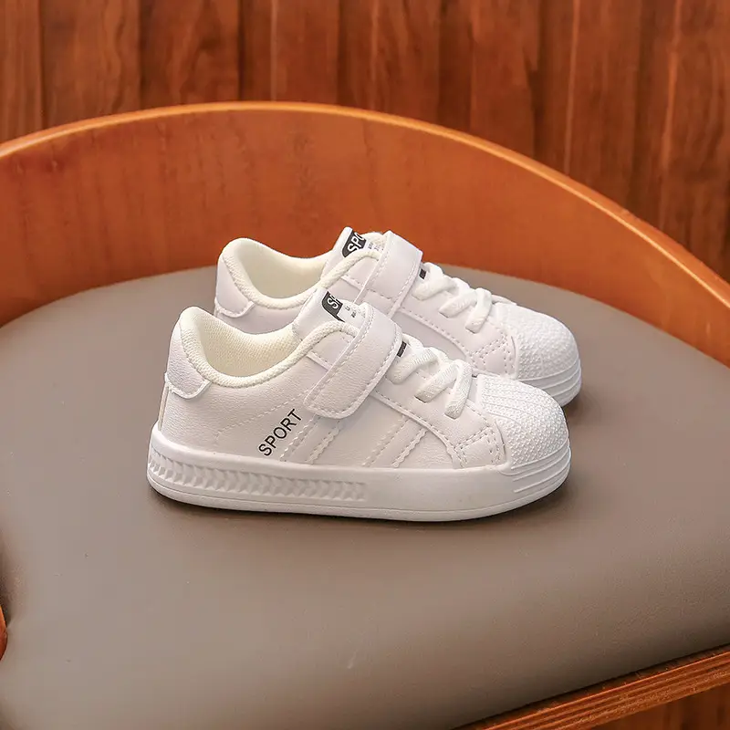 White Kids Sneakers for Boys Girls Baby Toddler Shoes