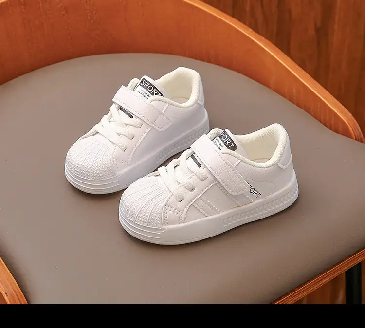 White Kids Sneakers for Boys Girls Baby Toddler Shoes — feature 11