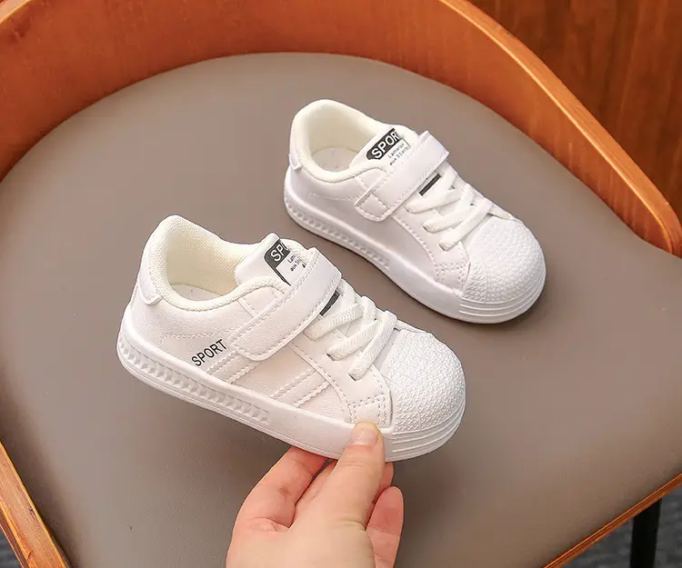 White Kids Sneakers for Boys Girls Baby Toddler Shoes — feature 12