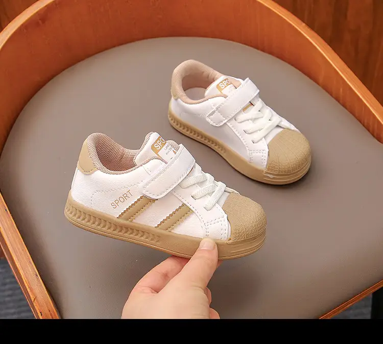 White Kids Sneakers for Boys Girls Baby Toddler Shoes — feature 15
