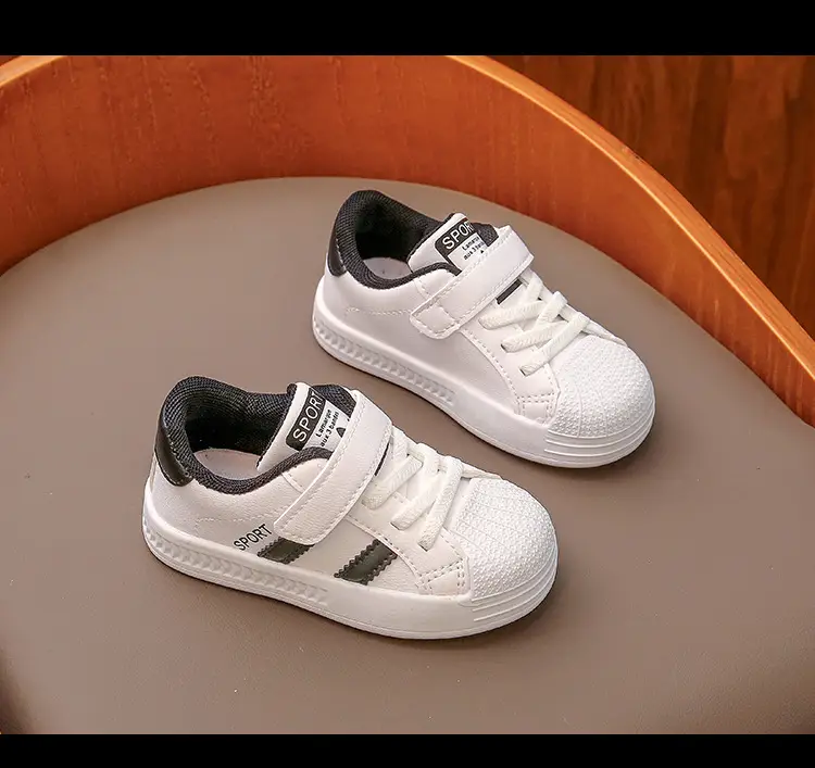 White Kids Sneakers for Boys Girls Baby Toddler Shoes — feature 17