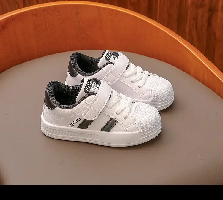 White Kids Sneakers for Boys Girls Baby Toddler Shoes — feature 19