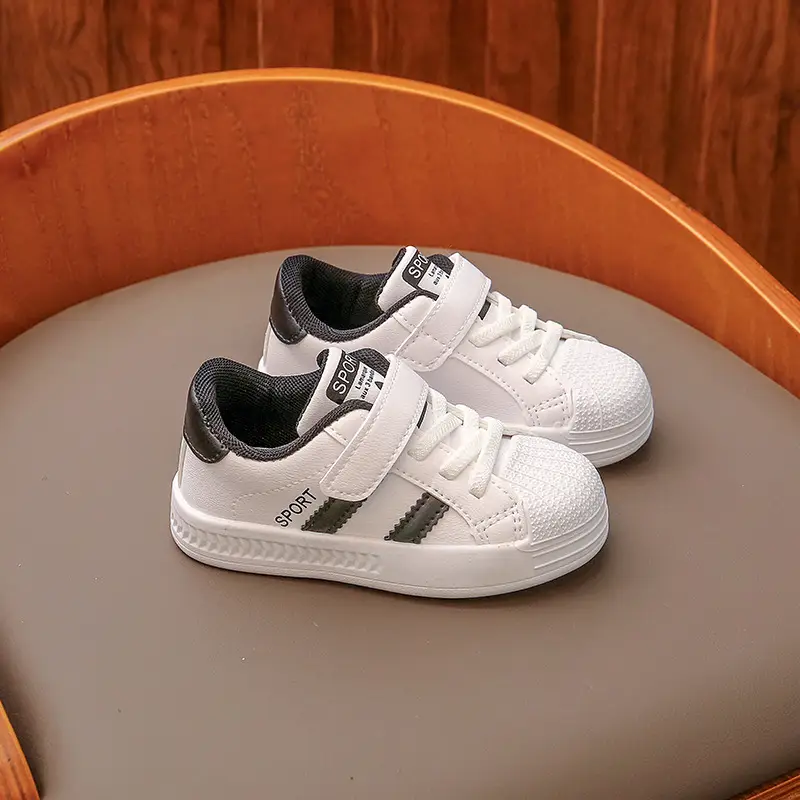 White Kids Sneakers for Boys Girls Baby Toddler Shoes